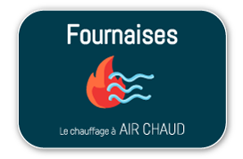 Bouton fournaises syteme de chauffage a air chaud air puls&eacute;