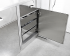 armoire ouvert sur mesure inox