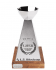 coupe stainless acier inoxydable base bois hockey face